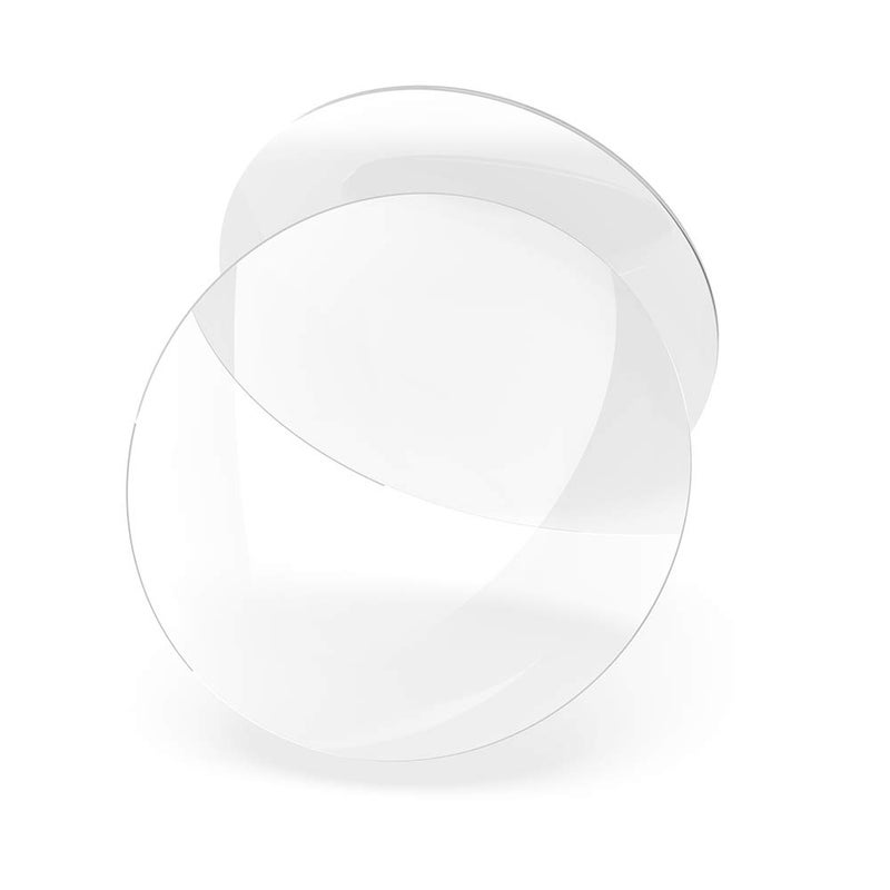 Xfenvs Door Knob Wall Shield, Transparent Round Soft Rubber Wall Protector Self Adhesive Door Handle Bumper Pack of 2 (Large Round Style 3.54"", Clear) - Image 2